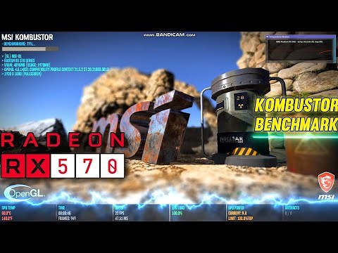 RX 570: MSI Kombustor Benchmark - GPU Stress Test + Score