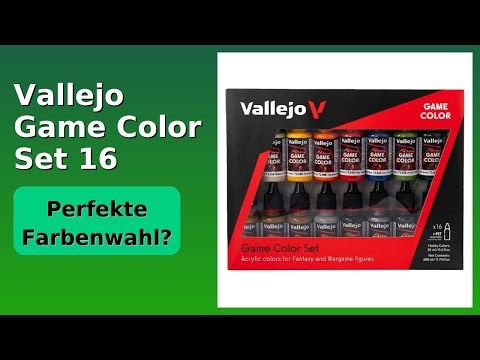 BEWERTUNG (2025): Vallejo Game Color Set 16. WESENTLICHE Einzelheiten