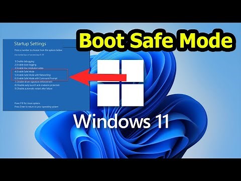 How to Boot Windows 11 in Safe Mode ll Method 1 - msconfig