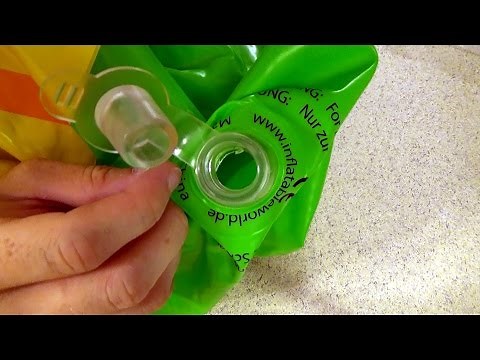Removing the Safety Flaps from Inflatable Toy Valves
