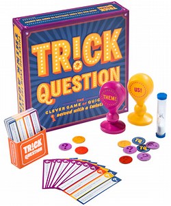 Trick Question Game: Q&A party game with unexpected answers