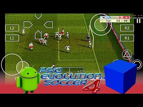 Pro Evolution Soccer 2004 - PS2 Emulator Android Gameplay - Aether SX2 APK - PES 2004 Mobile - 2022