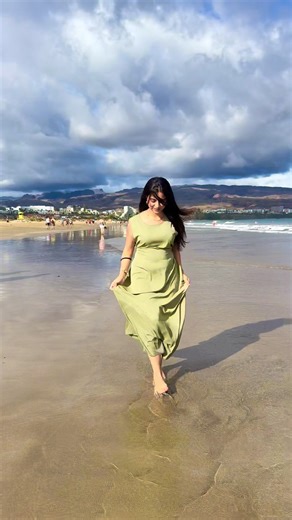 One of the most beautiful beaches in the Canary Islands 🏝️ #grancanaria #spain🇪🇸 #marihaidari1789 #beach #dunasmaspalomas