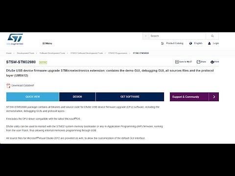 STM32 DFU BootLoader HowTo
