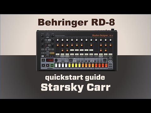 Behringer RD-8 Quickstart Guide and Tutorial