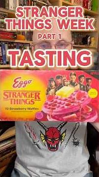 STRANGER THINGS WEEK PART 1: Tasting Eggo Strawberry Waffles