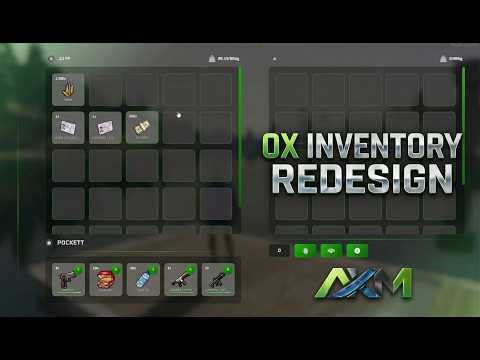 OX Inventory Redesign AKM STUDIO (FREE)