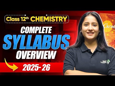 Class 12 Chemistry Syllabus 2025-26 | CBSE Class 12th Official Board Syllabus | CBSE Exam 2025-26