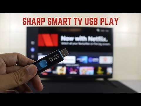 SHARP Smart TV USB Connect and Eject Settings