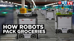 Ocado warehouse robots assemble 50,000 orders in 5 minutes -