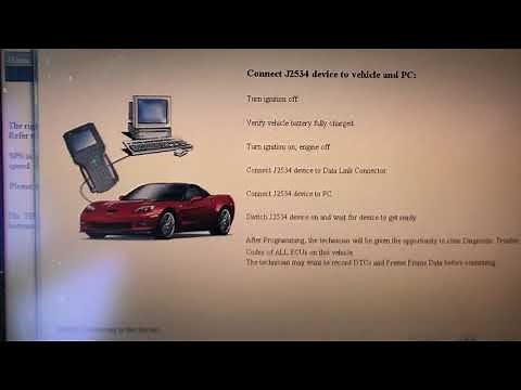 Gm gmc Chevrolet j2534 programming sps service programming reflash Bosch mastertech mvci mdi