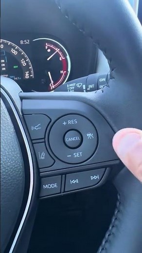 Here’s how you changed to regular cruise control in your new Toyota