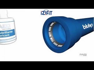 How to assemble a plastic pipe on ductile iron pipe with IZIFIT? Saint-Gobain PAM