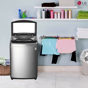 Care for your clothes with the LG Top Load Washing Machine's Smart Motion! It optimises washing motion by fabric type, for better care. https://www.lg.com/sg/washing-machines/lg-TH2516SSAV-top-load-washing-machines | LG Global | Facebook