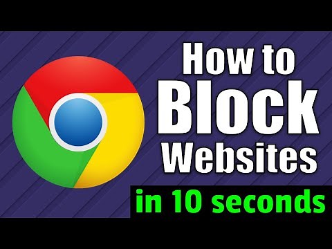 How To Block Websites On Google Chrome (in only 10 seconds)
