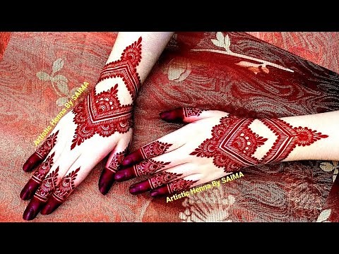 New Pretty & Gorgeous Mehndi Henna Design || Artistic Henna By SAIMA