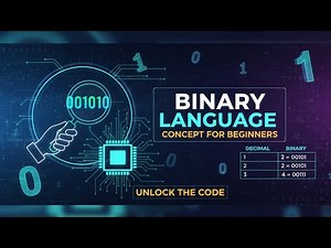 Binary Language Concept For Beginners | Java, C, C++ etc...