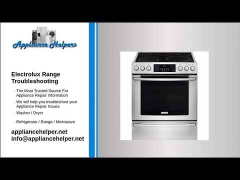 Electrolux Range Troubleshooting