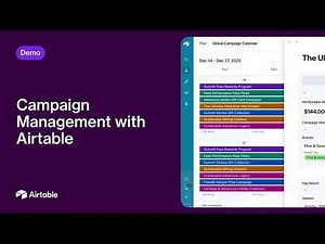 Marketing Operations with Airtable AI: Campaign Management