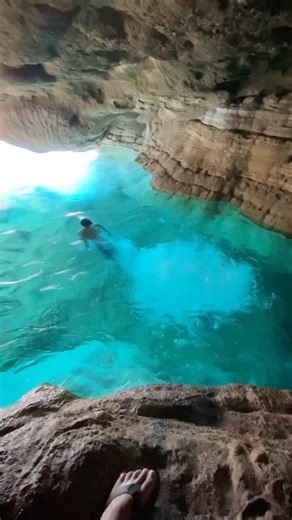 839K views · 66K reactions | Does this cave have the bluest water in Arizona?  Summer is the best time for a day trip to Fossil Springs! Tag a friend you want to explore this hidden oasis with! #welcometoarizona #beautifuldestinations #travel #viral | Welcome to Arizona | Facebook