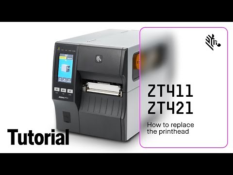 How to Replace the Printhead on the ZT411 and ZT421 Printers | Zebra