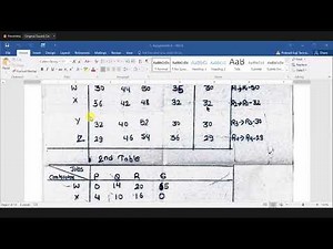Unit 8 (PART-1) Production and Operations Management | Assignment Problems | MBS Second Semester