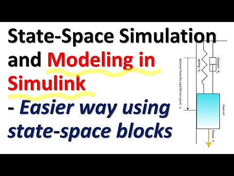 State-Space Simulation and Modeling in Simulink -Easier Way - Control Engineering Tutorials