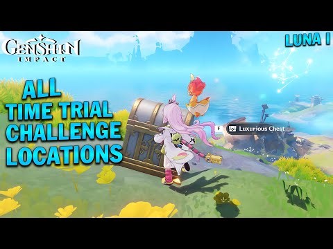 All Time Trial Challenge Locations | Luna I Nod-Krai | Genshin Impact 6.0