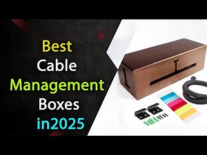 Top 5 Best Cable Management Boxes 2025 | Keep Your Cables Neat & Safe