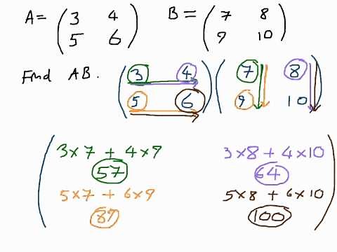How to Multiply Matrices - A 2x2 Matrix by various sizes