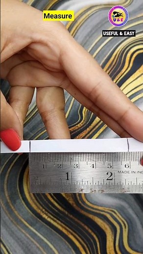 2 Simple Method How To Measure Your Ring Size At Home/Useful & Easy