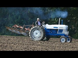 Ford 6000 in the field ploughing w/ 4-Furrow Kverneland Plough | DK Agriculture