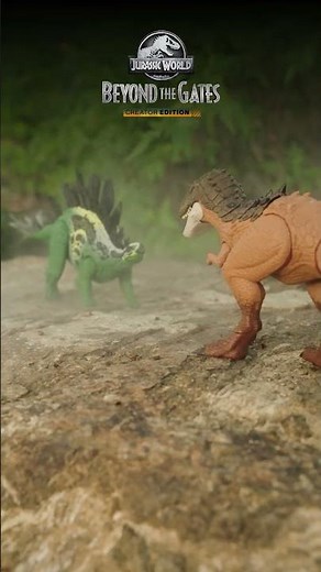 Jurassic World Gigantic Thrashers Gorgosaurus & Stegosaurus | Beyond the Gates Creator Edition 9