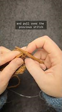 How to knit the standard bind off #knittingtutorial
