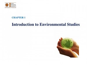 CHAPTER 1 Introduction to Environmental Studies - SlideServe