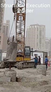 Heavy Impact, Real Data | Pile Dynamic Testing on Site #PileTesting#DynamicPileTest#DeepFoundations