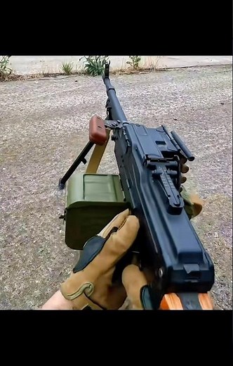 PKM airsoft machine gun #airsoft #airsoftguns