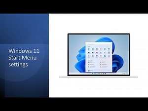 Windows 11 - Start menu Settings