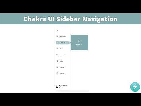 Chakra UI Responsive Sidebar
