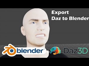 DAZ Studio | Export to Blender 3D