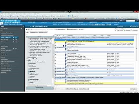 Cerner Outpatient Nursing Patient Lists and Planned Orders