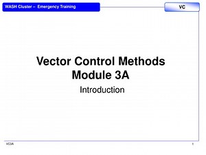 Vector Control Methods Module 3A Introduction - SlideServe