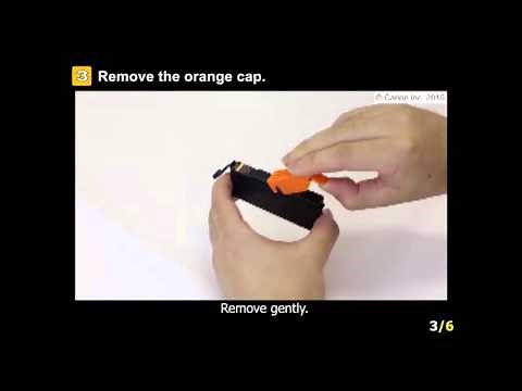 PIXMA MG5720: Installing the ink tanks