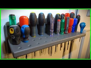 How to Make a Simple Screwdriver Storage Rack (Scrap Wood DIY Project)