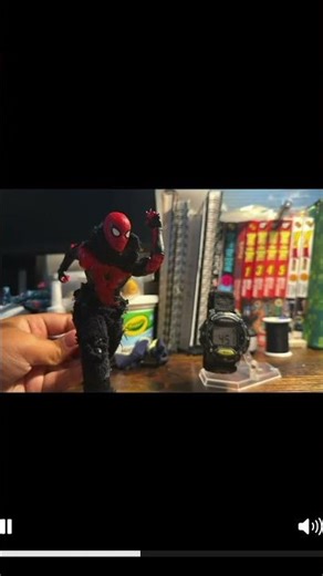 Spider man run cycle #stop motion￼