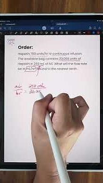 Nursing Dosage Calculations Practice #FutureRN