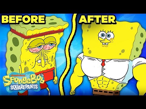Every Time SpongeBob Characters Got Muscular! 💪 | SpongeBob