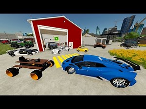 Trading Racecar for Barns at Auction | Farming Simulator 22