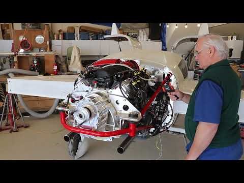 Velocity Kit Plane with LS3 V-8 CORVETTE (Engine Start-Up)