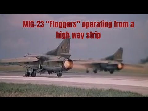 MiG 23 OPERATION FROM A HIGHWAY STRIP